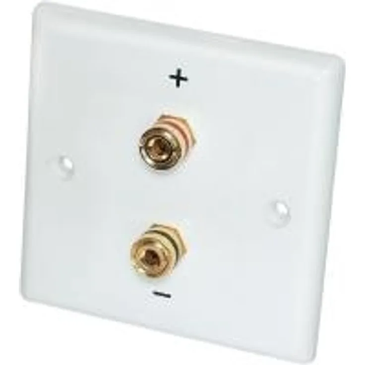 Dynavox LS-Wand-Anschlußblende Kunststoff Weiß (206437) Wandlautsprecher weiß