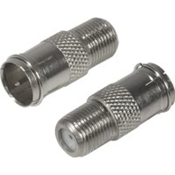 Quick-Adapter für F-Stecker und F-Kompressionsstecker 7 mm 2Stück
