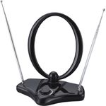 Vantage VTA 94 DVB-T2 Zimmerantenne (30 dB Verstärkung, regelbar, LTE Filter) schwarz