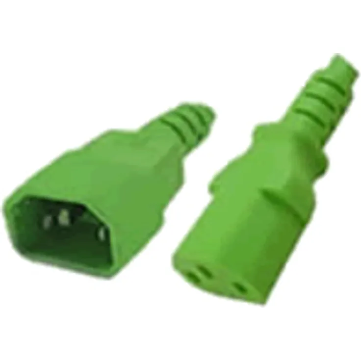 Advanced Cable Technology C13 - C14 - 1.20m 1.2m C13-Koppler C14-Koppler Grün Stromkabel (AK5113)