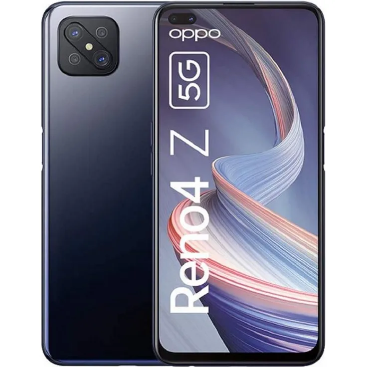 Oppo Reno4 Z 5G Smartphone 16,69cm (6,57 Zoll) LTPS, LCD-Display, 128GB interner Speicher, 8GB RAM, Dual-SIM, Ink Black