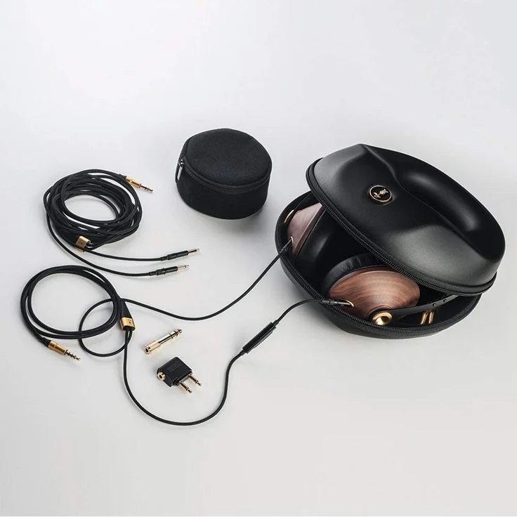 Meze 99 Classics Walnut Gold Audiophiler Over-Ear Kopfhörer, hochwertigen Materialien und hohem Walnut Gold – Bild 3