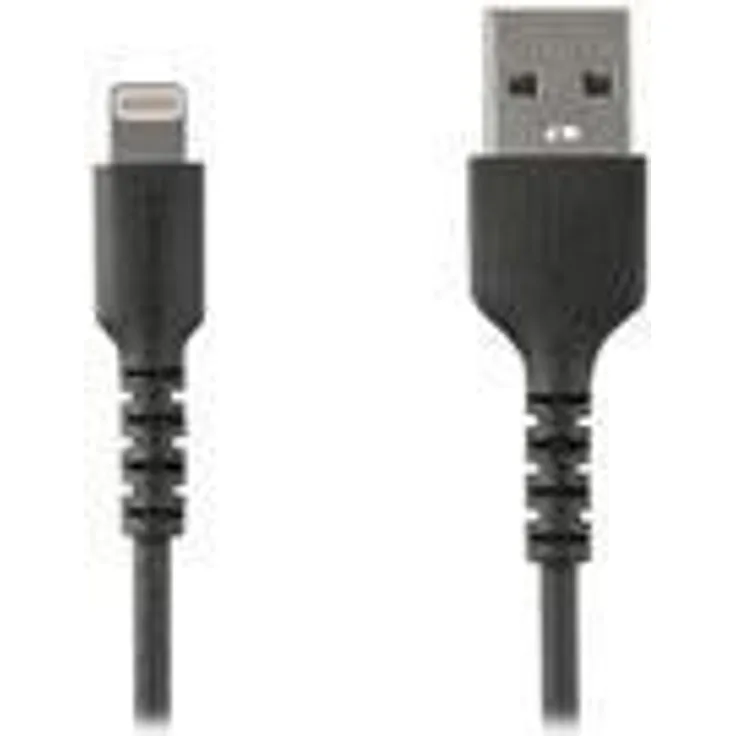 StarTech.com USB auf Lightning Kabel - 1m - robust - Aramidfaser - schwarz (RUSBLTMM1MB)