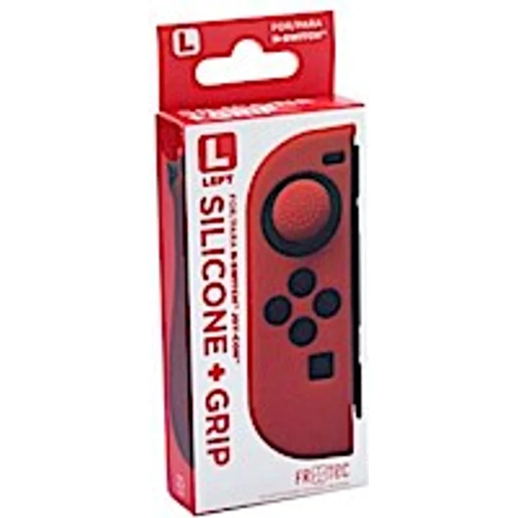 Switch Joy Con Silicone Skin + Grip - Left - Red