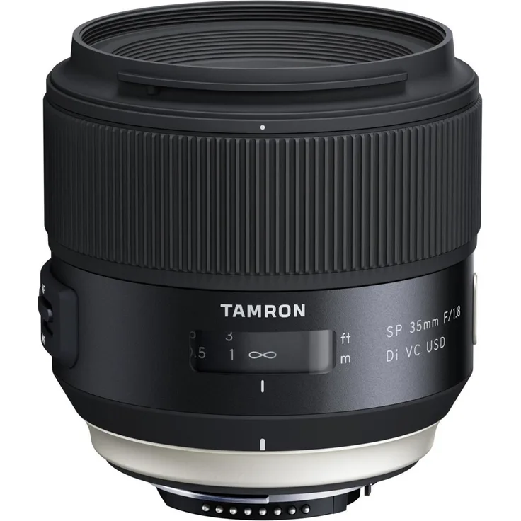 Tamron SP35mm F-1.8 Di VC USD Nikon Objektiv (67mm Filtergewinde, fest) schwarz