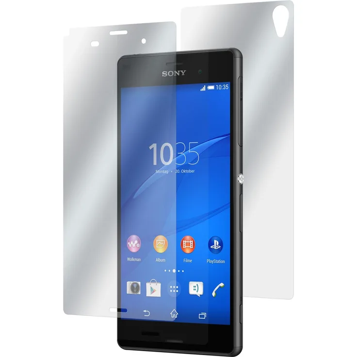 4er-Pack Displayschutzfolie klar Fullbody für Sony Xperia Z3 von PhoneNatic