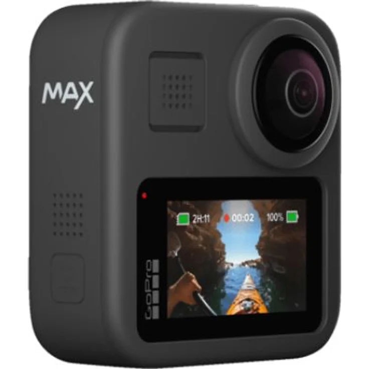 GoPro Max - wasserdichte 360 Grad Action-Cam(16,6 MP 360°/5,5 MP HERO-Modus Foto, 5K-Video (1440p/60 fps), Bildstabilisator/Autofokus, Touchscreen, Slow-Motion, Live-Video, wasserdicht bis 5 m, GPS/WLAN/BT/USB-C), schwarz – Bild 5