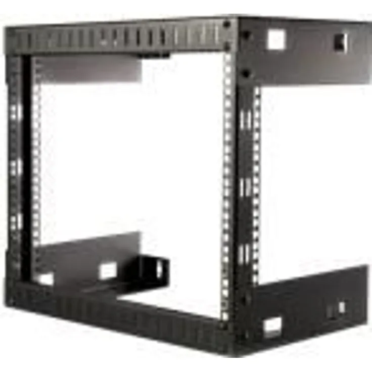 StarTech.com 8HE 19 Zoll Open Frame Geräte Rack Wandmontagefähig, 30cm Tief, Wall Mount Rack aus Stahl