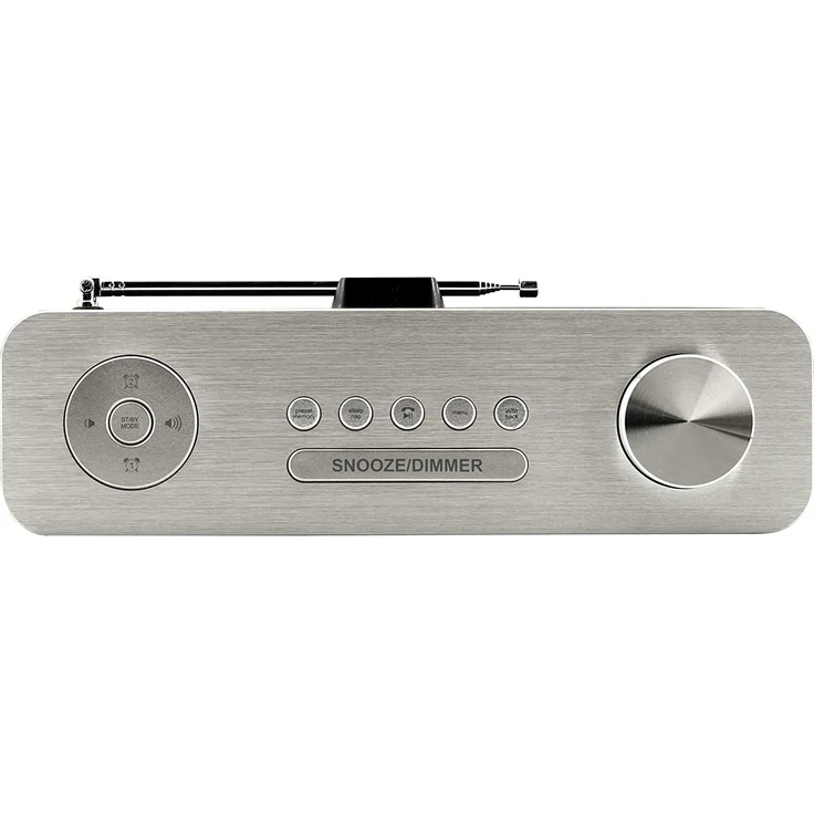Soundmaster DAB700WE Tragbares Radio mit Bluetooth, LCD-Display, weiß – Bild 2