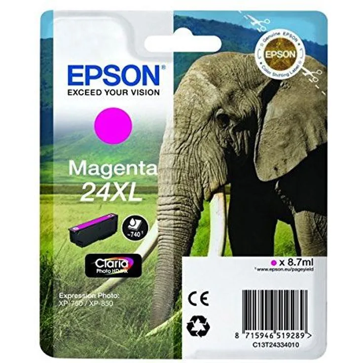 Epson C13T24334012 8.7ml 740Seiten Magenta Tintenpatrone