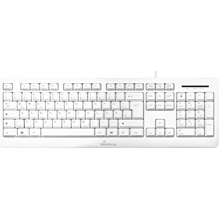 MediaRange MROS110 Tastatur USB QWERTZ Deutsch Weiß ( MROS110 )
