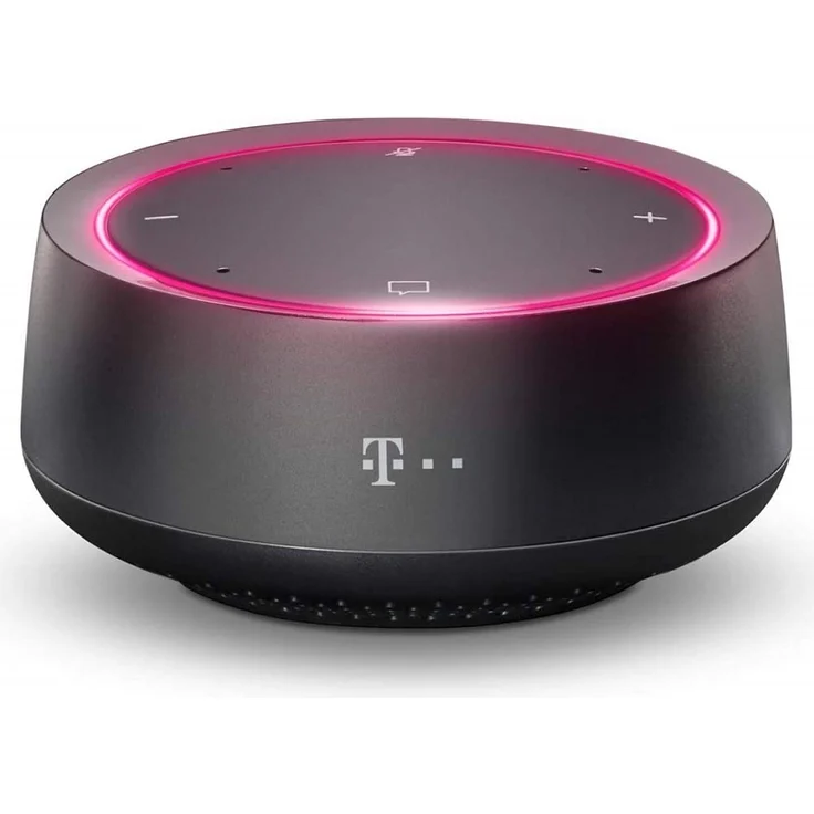 Telekom Smart Speaker Mini WLAN-Lautsprecher mit Alexa, geeignet für Indoor, schwarz – Bild 1