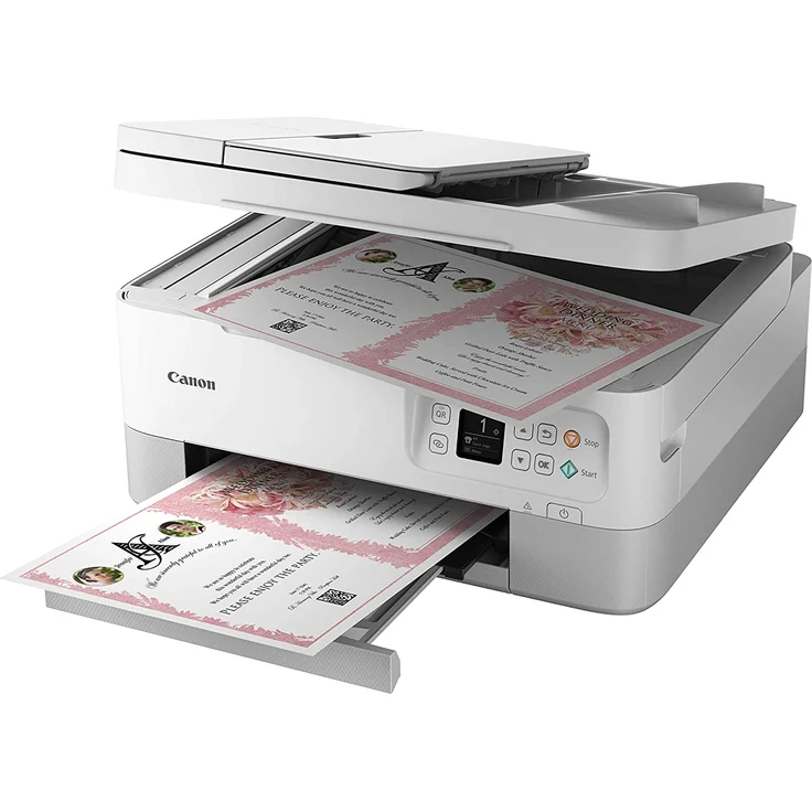 Canon PIXMA TS7451 (3-in-1) Multifunktionsdrucker - Farbe, Druckgeschwindigkeit: 13 s/w, 6,8 Farbe, Auflösung: 4800 x 1200, WLAN, AirPrint, Mobile Print, Wi-Fi Direct, Cloud Print (4460C026) – Bild 4