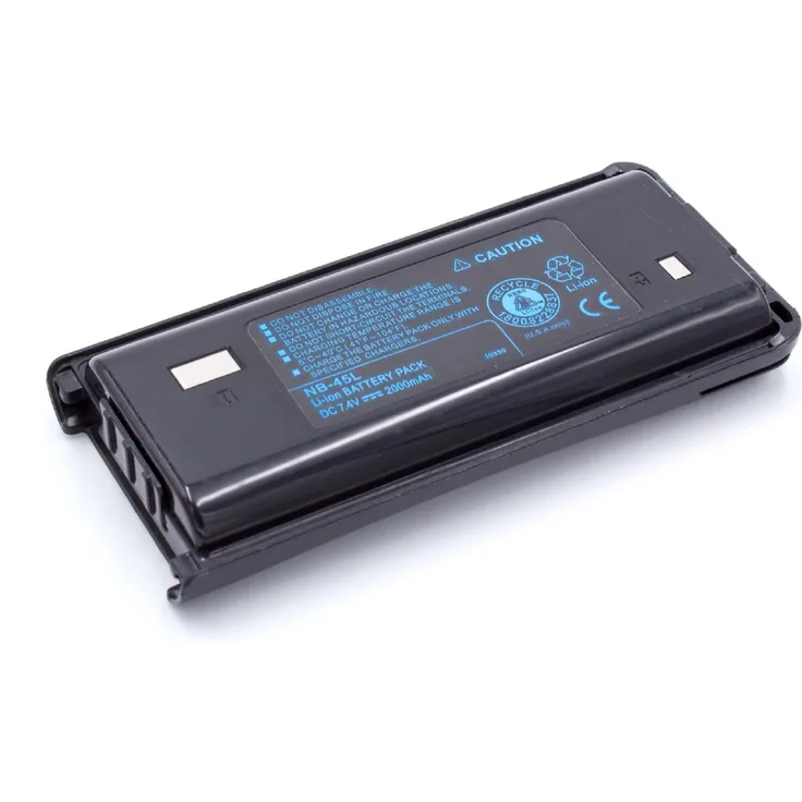 VHBW Akku Ersatz für Kenwood KNB-45, KNB-45L, KNB-45Li für Funkgerät, Walkie Talkie (2000mAh, 7,4V, Li-Ion)