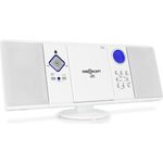 V-12-BT Bluetooth-Stereoanlage USB SD CD MP3 AUX UKW weiß Weiß