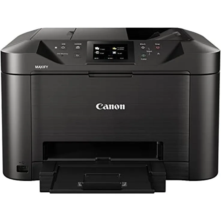 Canon MAXIFY MB5150 (4-in-1) Multifunktionsdrucker - (Tintenstrahl) Farbe, Druckgeschwindigkeit: 24 s/w, 15,5 Farbe, Auflösung: 1200 x 600, LAN, WLAN, AirPrint, Mobile Print, Cloud Print (0960C006)