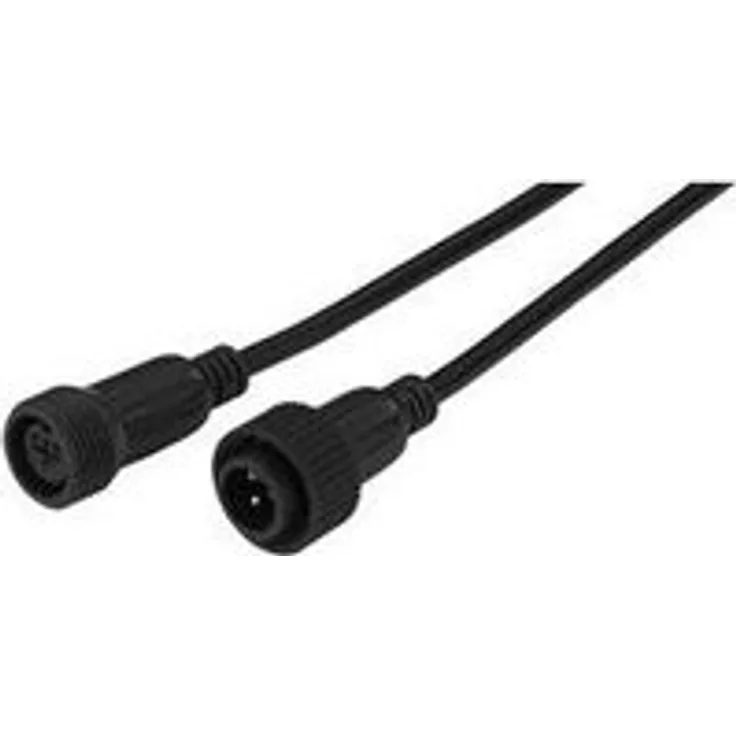 MONACOR ODP-34DMX-10 DMX-Verlängerungskabel, IP67 schwarz