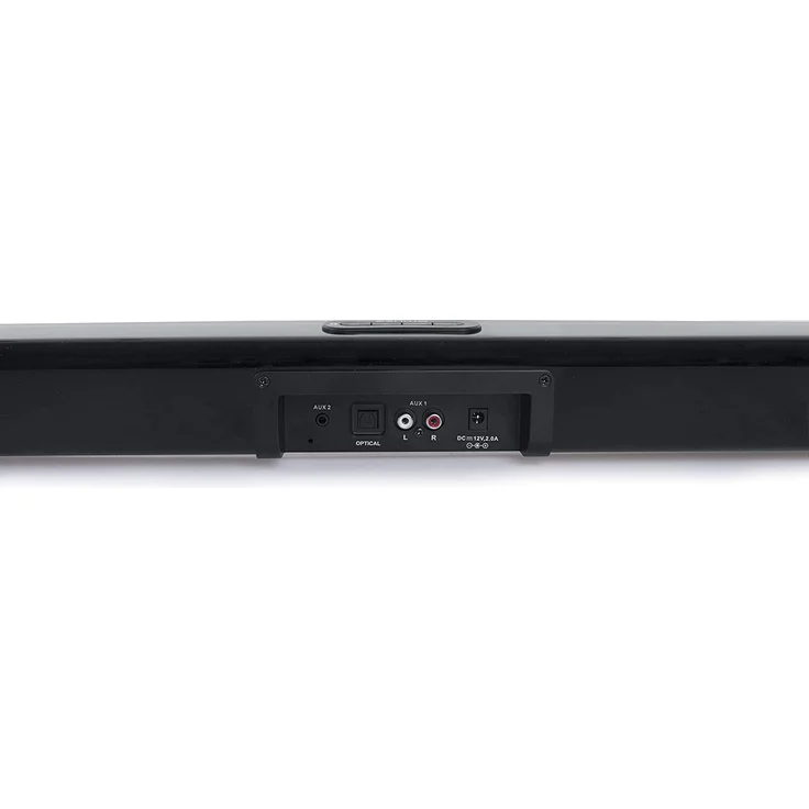 Muse TV 2.0 Soundbar ohne Subwoofer, kabellos/kabelgebunden, geeignet für TV, schwarz (2017) – Bild 7