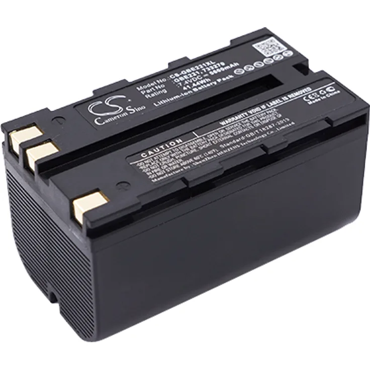 Cameron Sino Ersatzakku - CS-GBE221XL - Leica GEB221 - GEB211 - GEOMAX ZBA200 - ZBA400 - 7,4 Volt 5600mAh Li-Ion