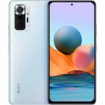 Xiaomi Redmi Note 10 Pro Smartphone 16,94cm (6,67 Zoll) AMOLED-Display, 128GB interner Speicher, 6GB RAM, Dual-SIM, Android, Glacier Blue