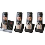 Panasonic KX-TG6724GB Analog-Telefon schwarz