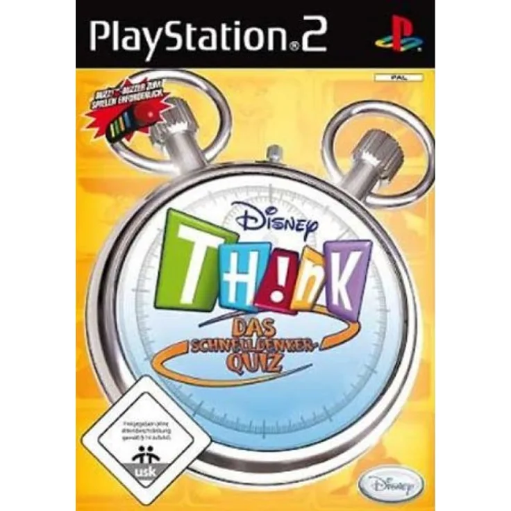 Disney Th!nk - Das Schnelldenker-Quiz (BUZZ!-Serie) (PS2)