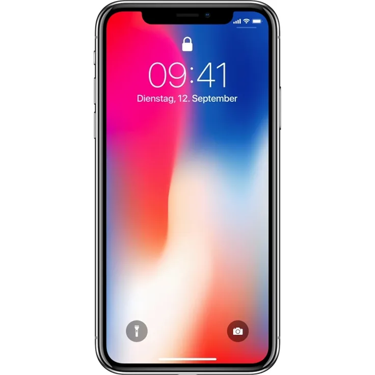 Apple iPhone X Smartphone 14,73cm (5,8 Zoll) Super Retina-Display, 256GB interner Speicher, 3GB RAM, iOS, Space Grau