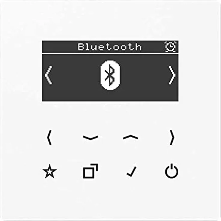 JUNG Smart DAB+ DAB LS BT WW Unterputzradio mit Bluetooth, weiß
