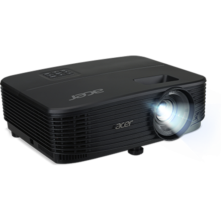 Acer X1123HP Heimkino-Beamer, DMD/DLP, SVGA (800 x 600), Kontrast 20000:1, 3600 ANSI-Lumen, Bildverhältnis 4:3, schwarz