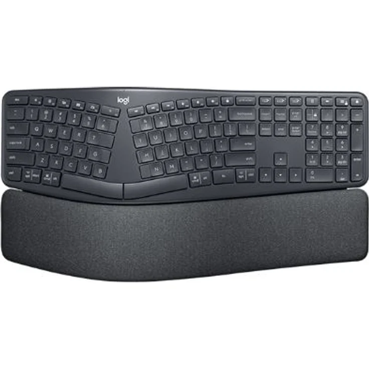 Logitech ERGO K860 - Tastatur - kabellos - 2.4 GHz, Bluetooth 5.0 - QWERTY - GB - Graphite (920-010107) – Bild 1
