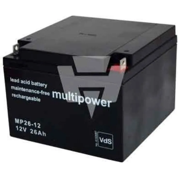 Hückmann Multipower Blei-Akku MP26-12 Pb 12V/26Ah 117381