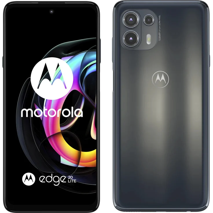 Motorola Edge 20 Lite Smartphone 17,02cm (6,7 Zoll) OLED-Display, 128GB interner Speicher, 8GB RAM, Dual-SIM, Android 11, Electric Graphite – Bild 4