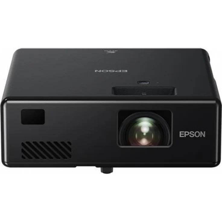 Epson EF-11 Mini-Beamer, 3LCD, Full HD (1920 x 1080), Kontrast 2500000:1, 1000 ANSI-Lumen, Bildverhältnis 16:9, WLAN, schwarz – Bild 1
