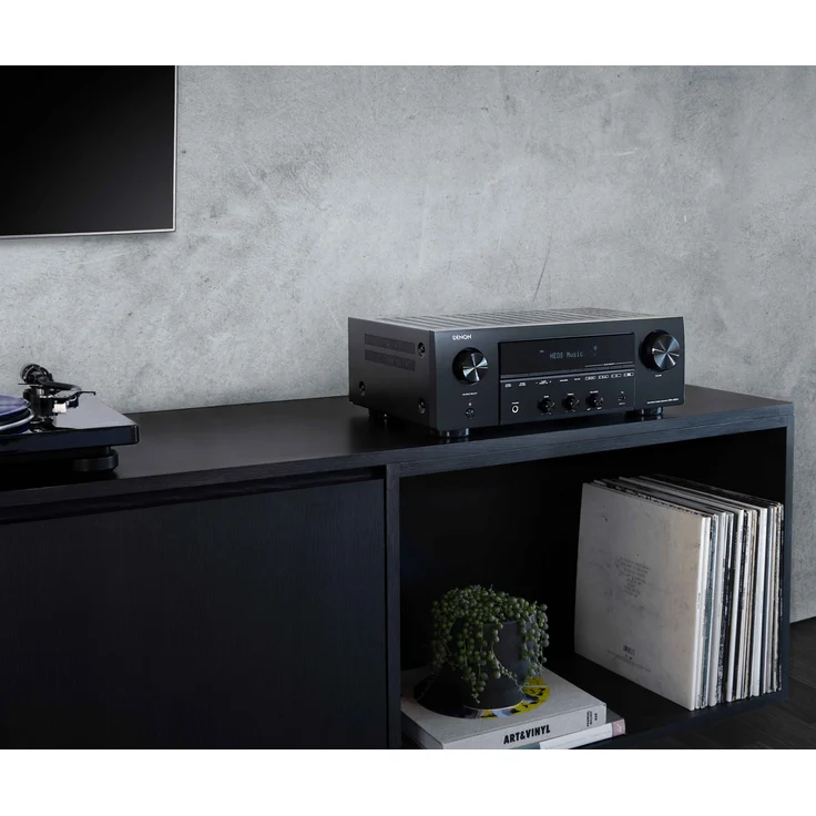 Denon DRA-800H Stereo Receiver und Verstärker, Alexa Kompatibel, HDMI, Bluetooth, WLAN, DAB+ Radio, Musikstreaming, AirPlay 2, HEOS Multiroom, schwarz – Bild 4