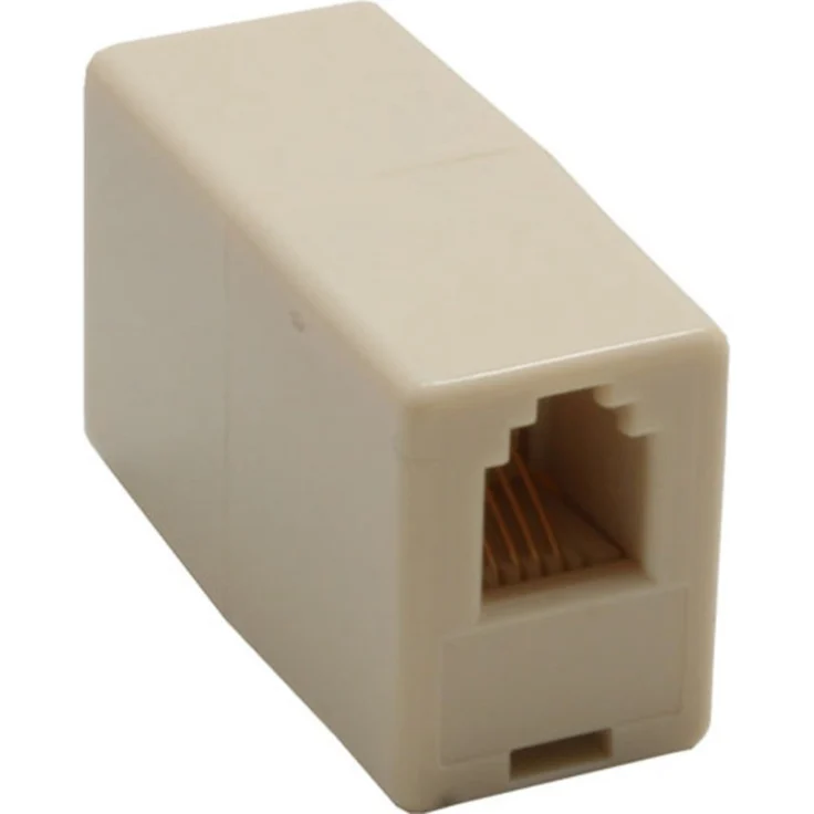 InLine Modular Kupplung, RJ10 4P4C Buchse - Buchse – Bild 1
