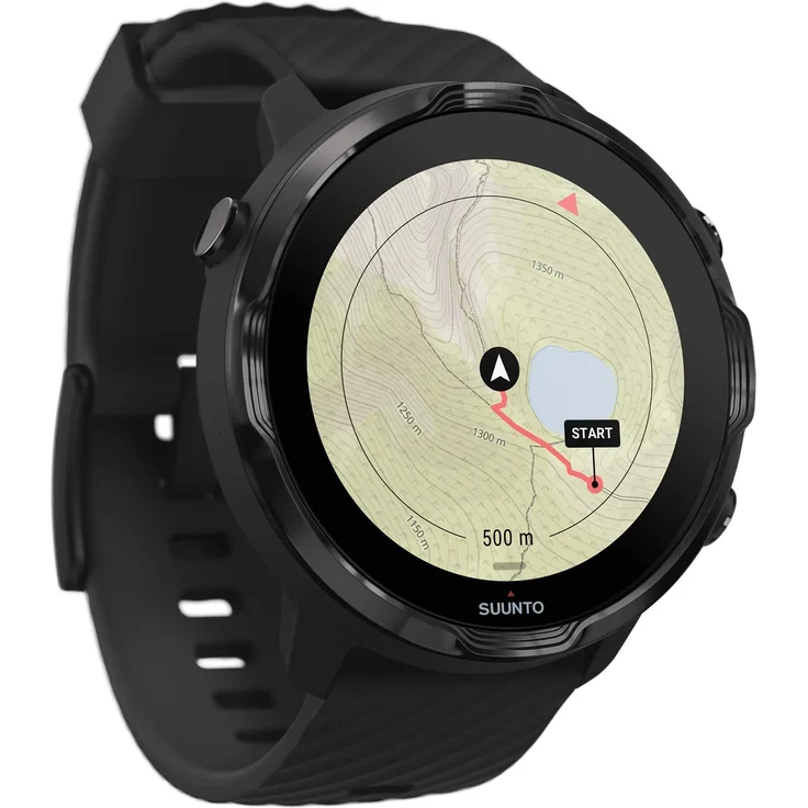 Suunto 7 Smartwatch GPS, Unisex, 50mm, Polyamidgehäuse, All Black - Preisvergleich – Bild 1
