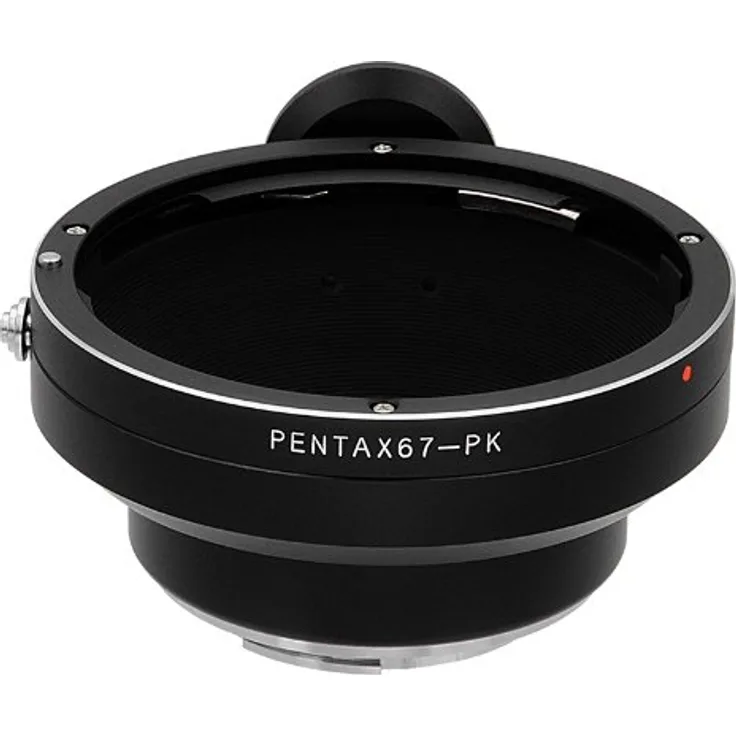 Fotodiox Pro Lens Mount Adapter, Pentax 6x7,67 Lens to Pentax K (PK) Mount Camera, for Pentax ist DS, DS2, D, DL, DL2, K10D, K20D, K100D, K110D, K200D, K100D Super, K-5, K-7, K-30, K-r, K-x, K-m, (K-m A.K.A. K2000), K-01, Samsung GX-20, GX-10