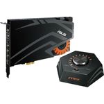 Asus Strix Raid DLX interne Gaming Soundkarte (PCI-Express, Kopfhörerverstärker, 124db SNR, Audio-Box)