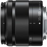 Panasonic H-FS35100E LUMIX G Vario Telezoom 35-100 mm F4.0-5.6 ASPH. Objektiv (70-200 mm KB, O.I.S. Bildstabilisator) schwarz