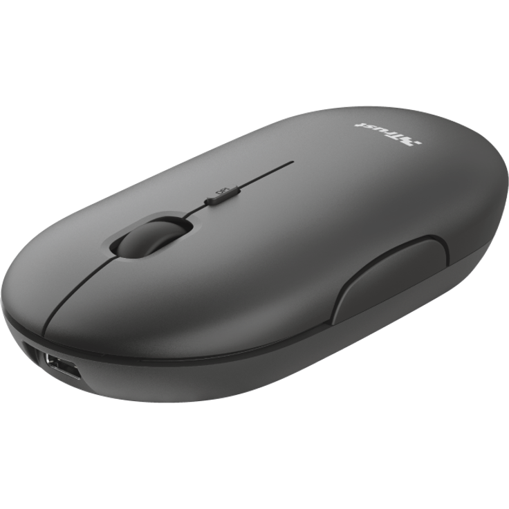 Trust Puck Wireless Mouse schwarz, USB-Bluetooth (24059) – Bild 4