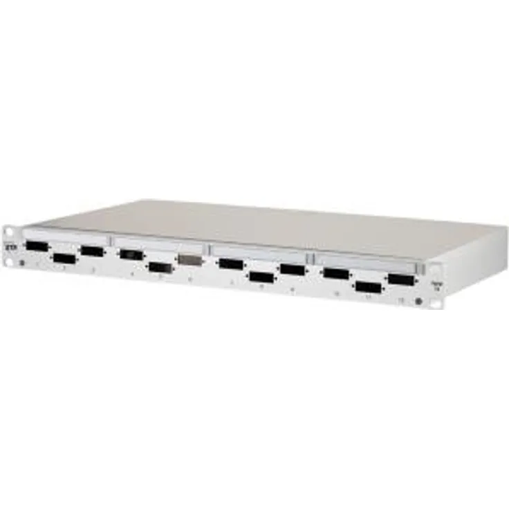BTR Metz Connect 12 Port LWL-Patchpanel SC-D Kupplungen 1502005200-E 1 HE Unbestückt (1502005200-E)