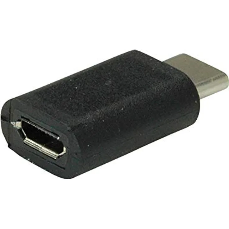 VALUE USB 2.0 Adapter | Typ C - MicroB | Stecker-Buchse | Adapter von USB-C Stecker zu MicroB Buchse, um beispielsweise EIN Smartphone mit einem Ladegerät zu verbinden
