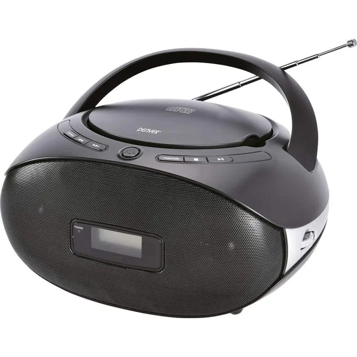 DENVER TC-29 Portable Boombox mit FM Radio und CD-Player