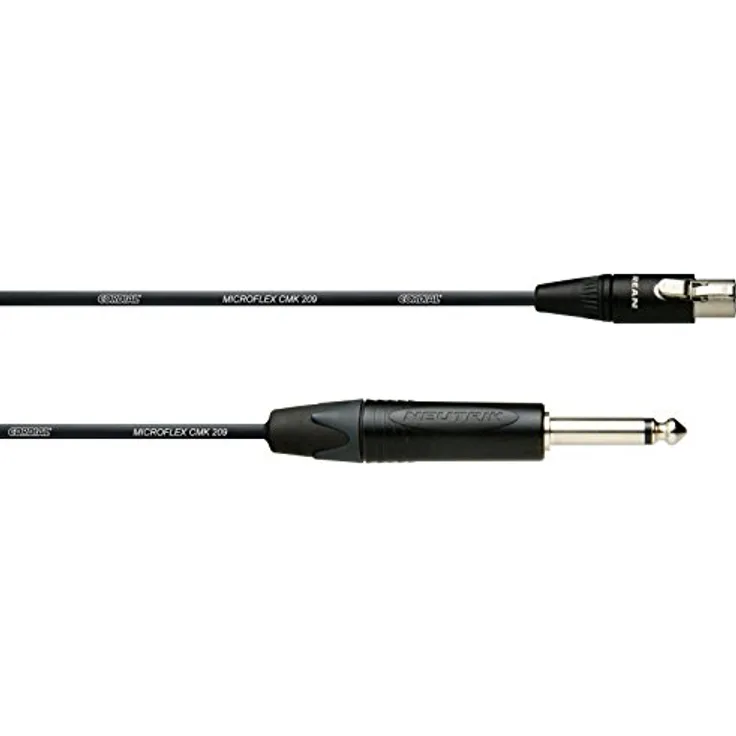 Cordial CPI 1 FP-RT 4 6.3mm XLR 4-pole Schwarz (CPI 1 FP-RT 4)