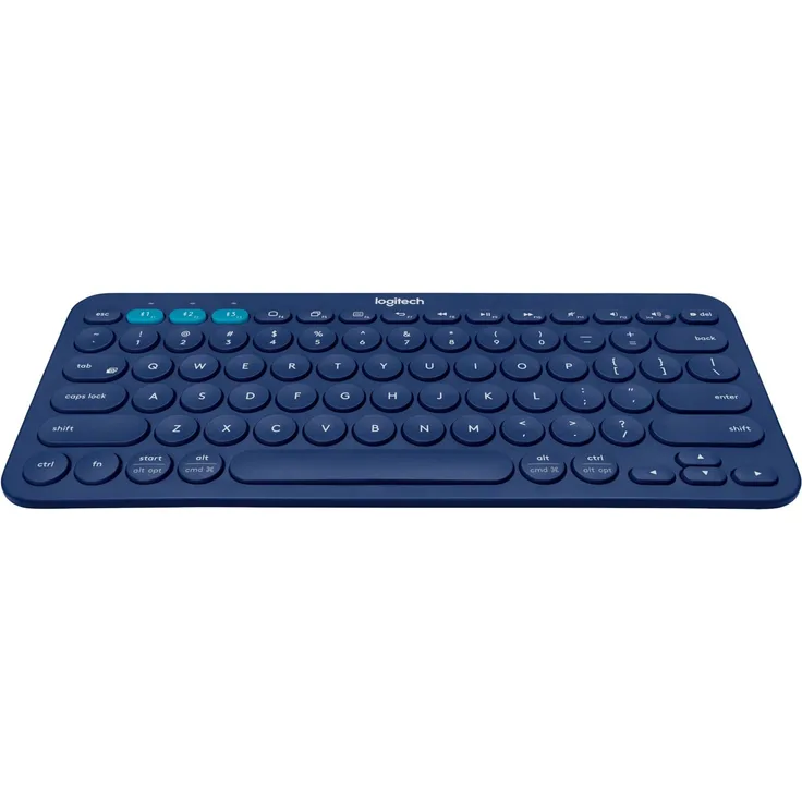 Logitech K380 Multi-Device Bluetooth Keyboard - Tastatur - Bluetooth - Italienisch QWERTY - Blau (920-007575)