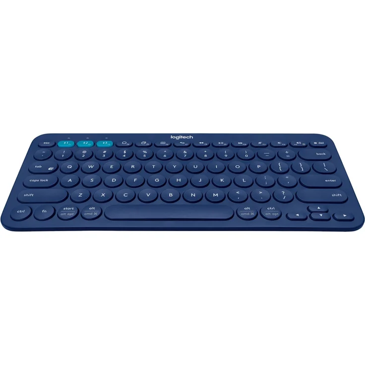 Logitech K380 Multi-Device Bluetooth Keyboard - Tastatur - Bluetooth - Italienisch QWERTY - Blau (920-007575) – Bild 1