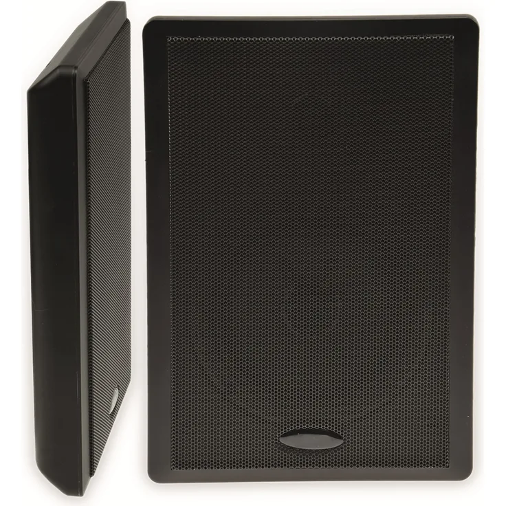 Flach-Lautsprecher CHILITEC 17803, 40 W, schwarz, 2 Stück