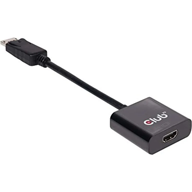 Club 3D CAC-2070 DisplayPort 1.2 auf HDMI 2.0 UHD Aktiver Adapter schwarz
