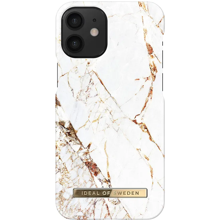 iDeal of Sweden Fashion Back Case, geeignet für Apple iPhone 12/12 Pro - Carrara Gold, Handy-Schutzhülle, gold (IDFCA16-I2061-46)