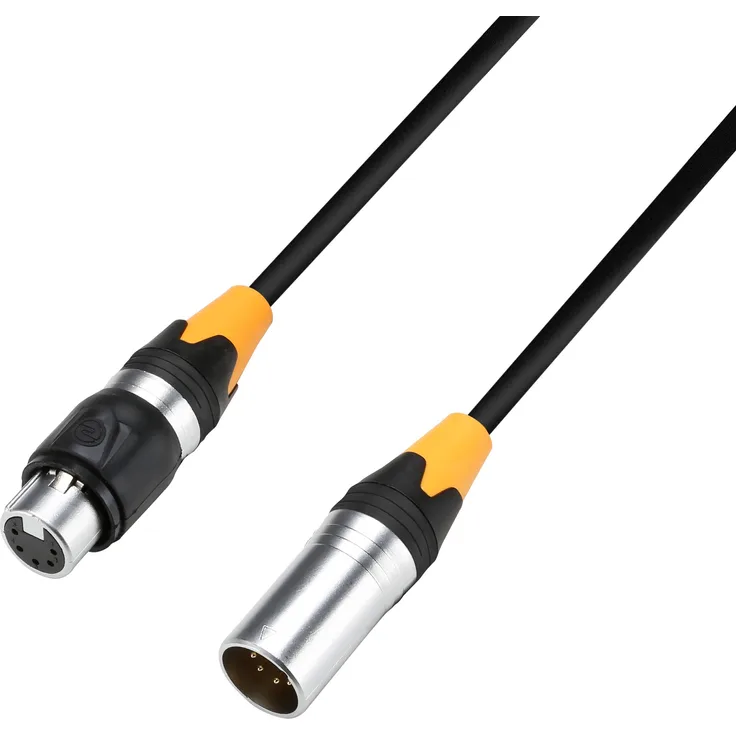 Adam Hall Cables DMX Kabel 5-pol XLR male bis XLR female IP65, 20.0 m